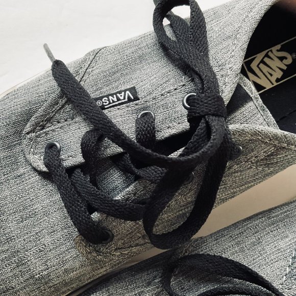 VANS "Off the Wall" YOUTH Lace-Up Skate Shoe Low Top Sneaker EUC Size Youth 7 - Picture 7 of 10